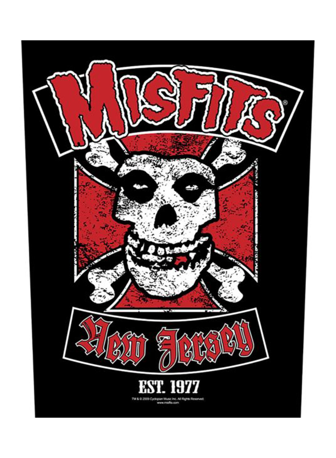 Misfits Biker Back Patch