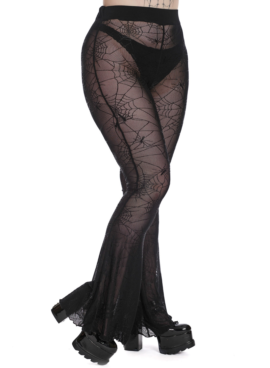 Noir Nirvana Flare Trousers