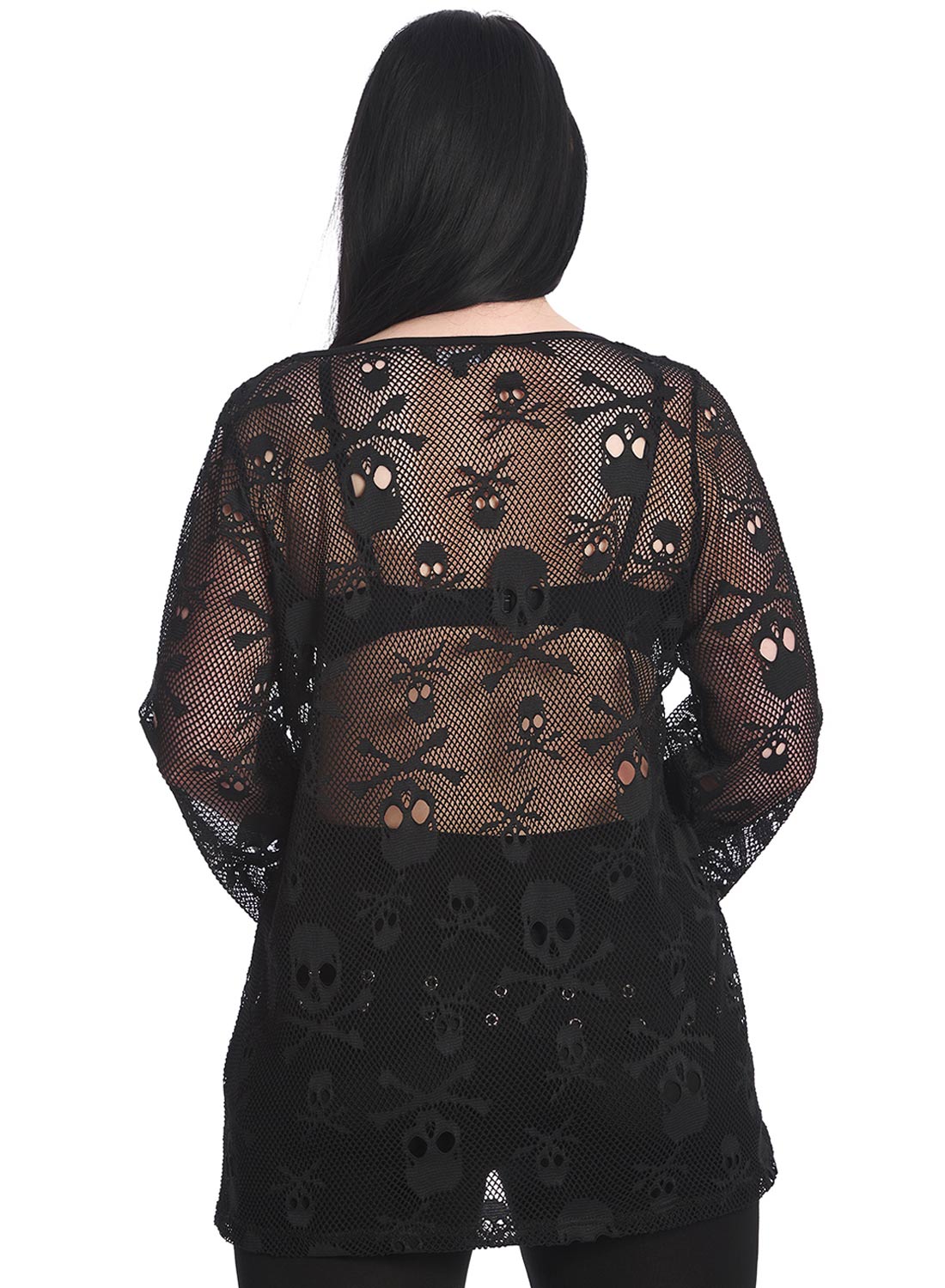 Bff Skulls Net Top
