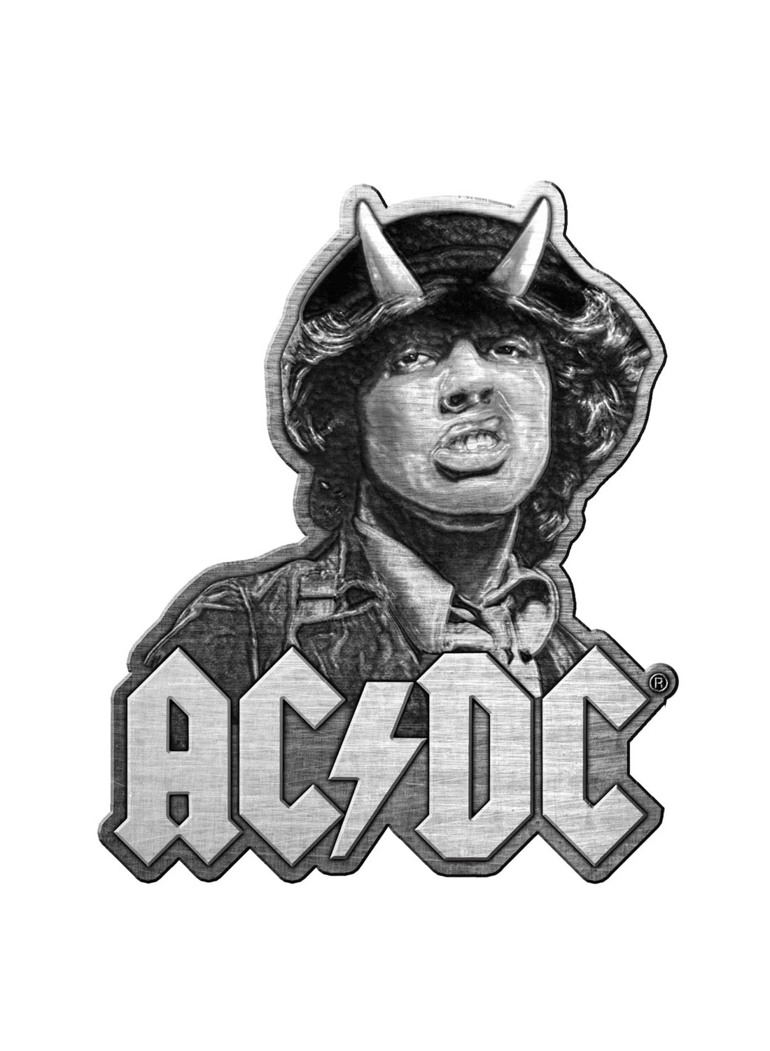 AC/DC Angus Metal Pin Badge