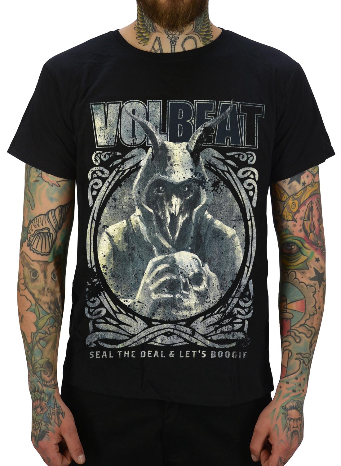 Volbeat Goat With Skull T-shirt