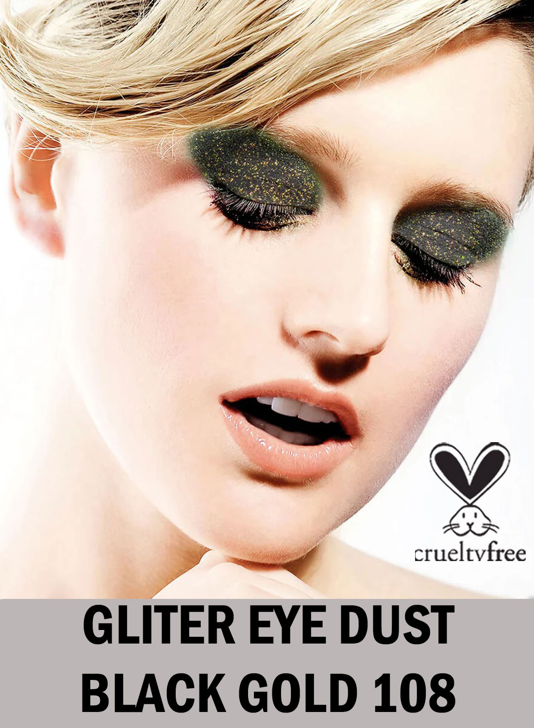 Stargazer Gliter Eye Dust Black Gold
