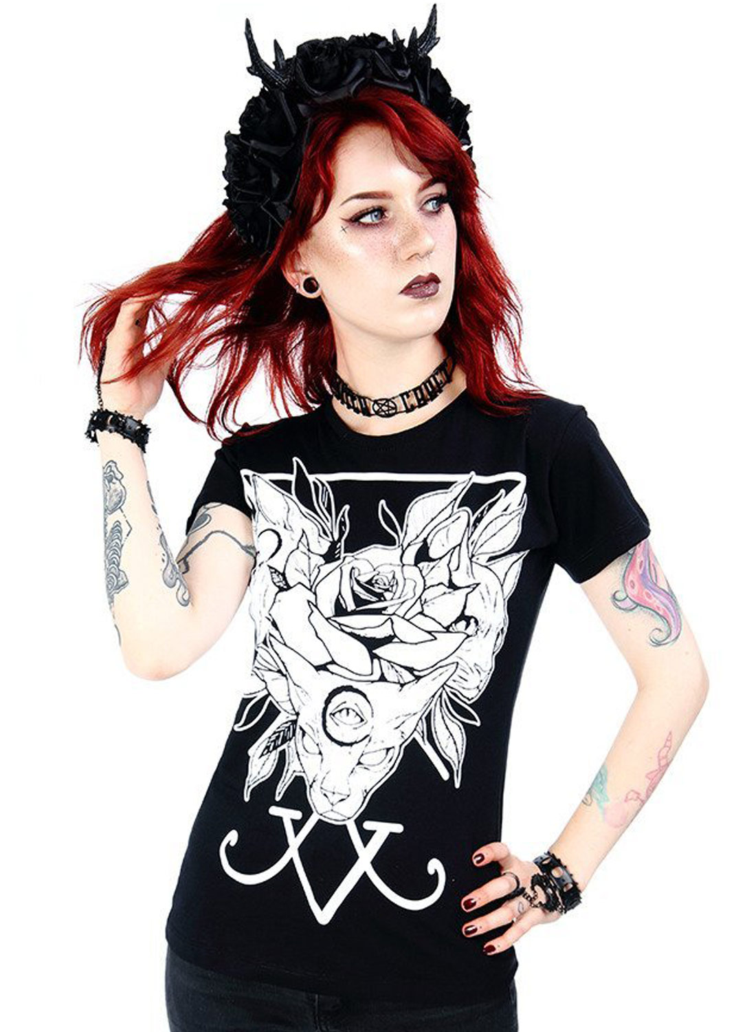 Restyle Three Headed Cat Top