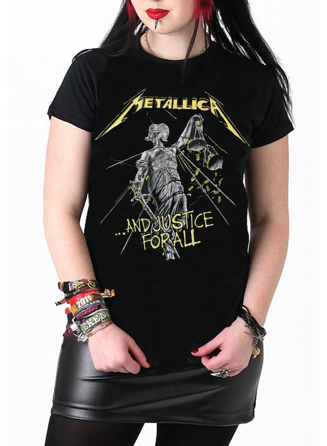 Metallica And Justice For All Girly Top