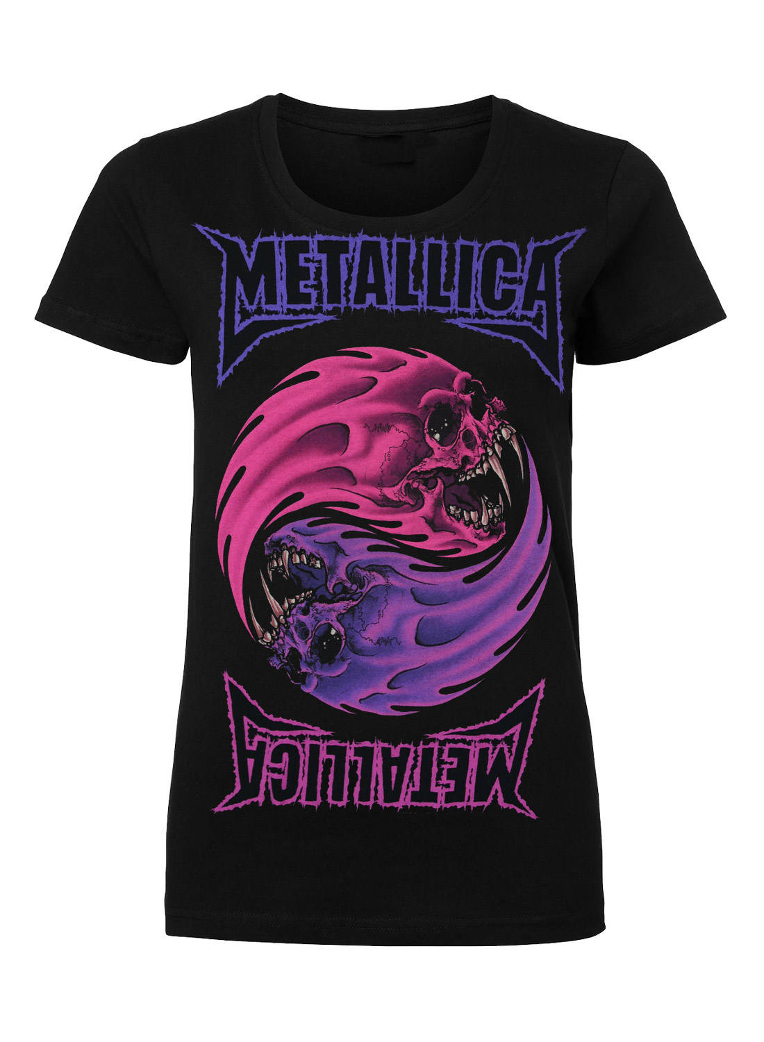 Metallica Yin Yang Girly Top