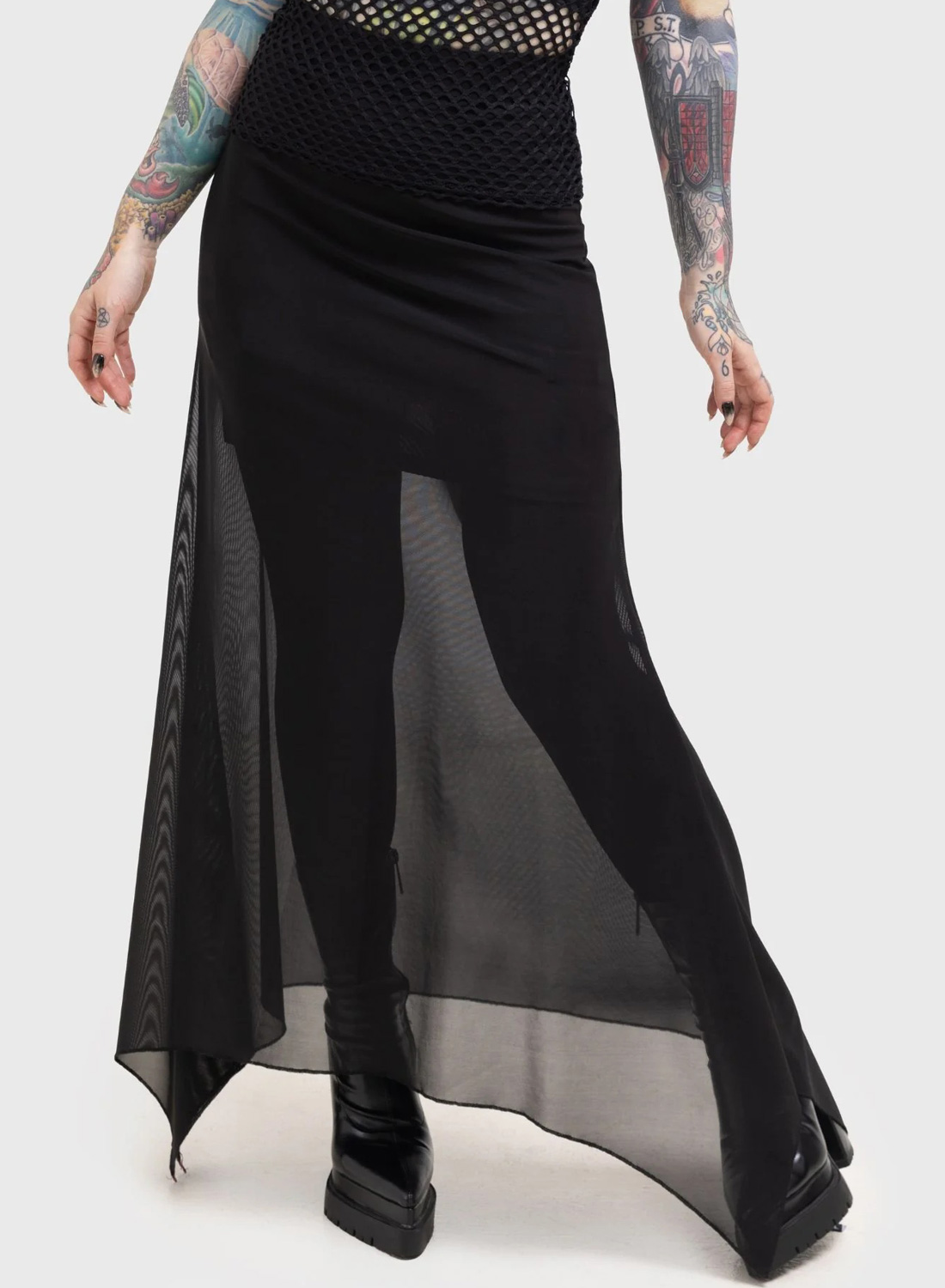 Killstar Death Star Maxi Skirt