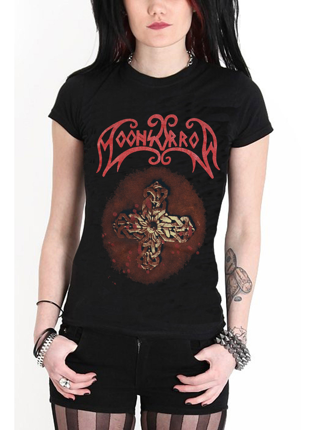 Moonsorrow Born Of Fury Girly Top