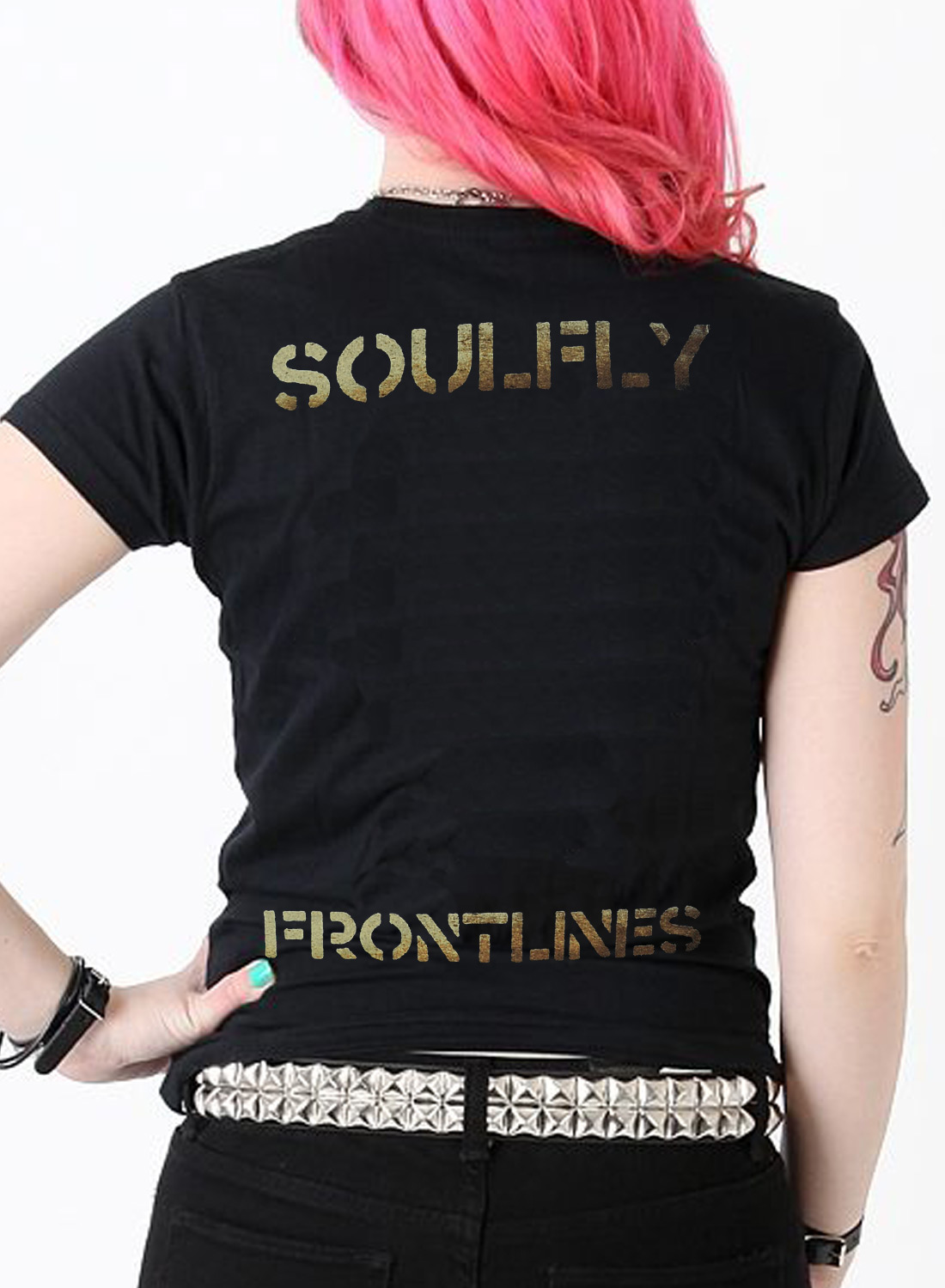 Soulfly Frontlines Girly Top