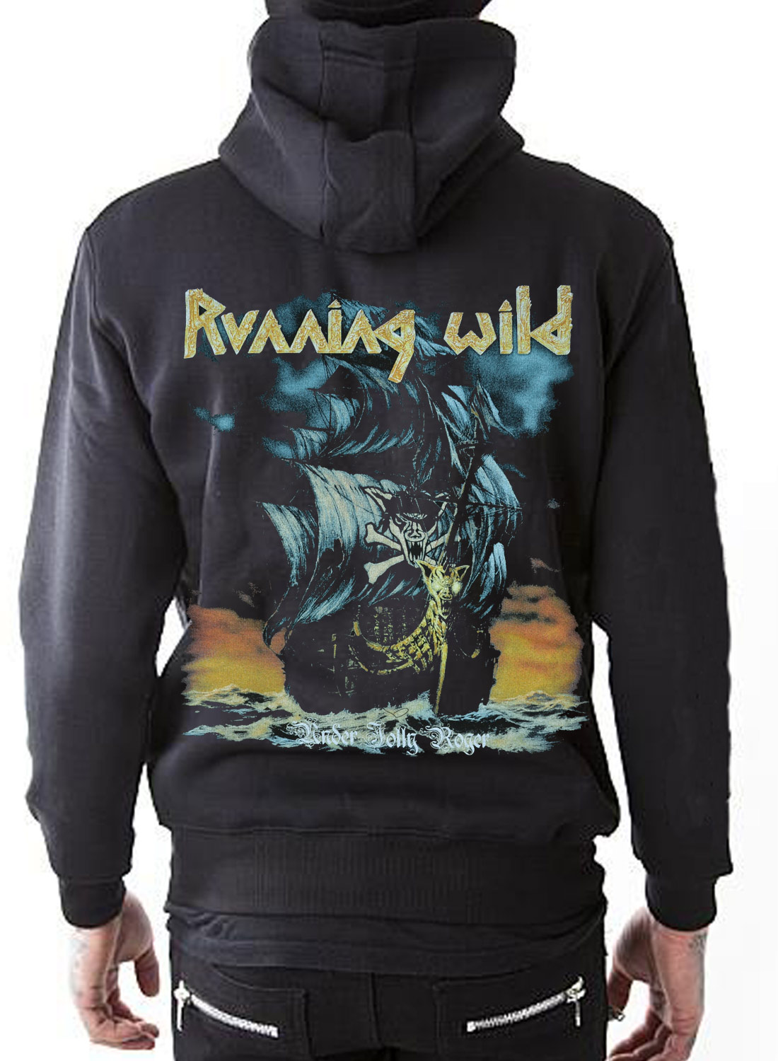Running Wild Under Jolly Roger Hoodie