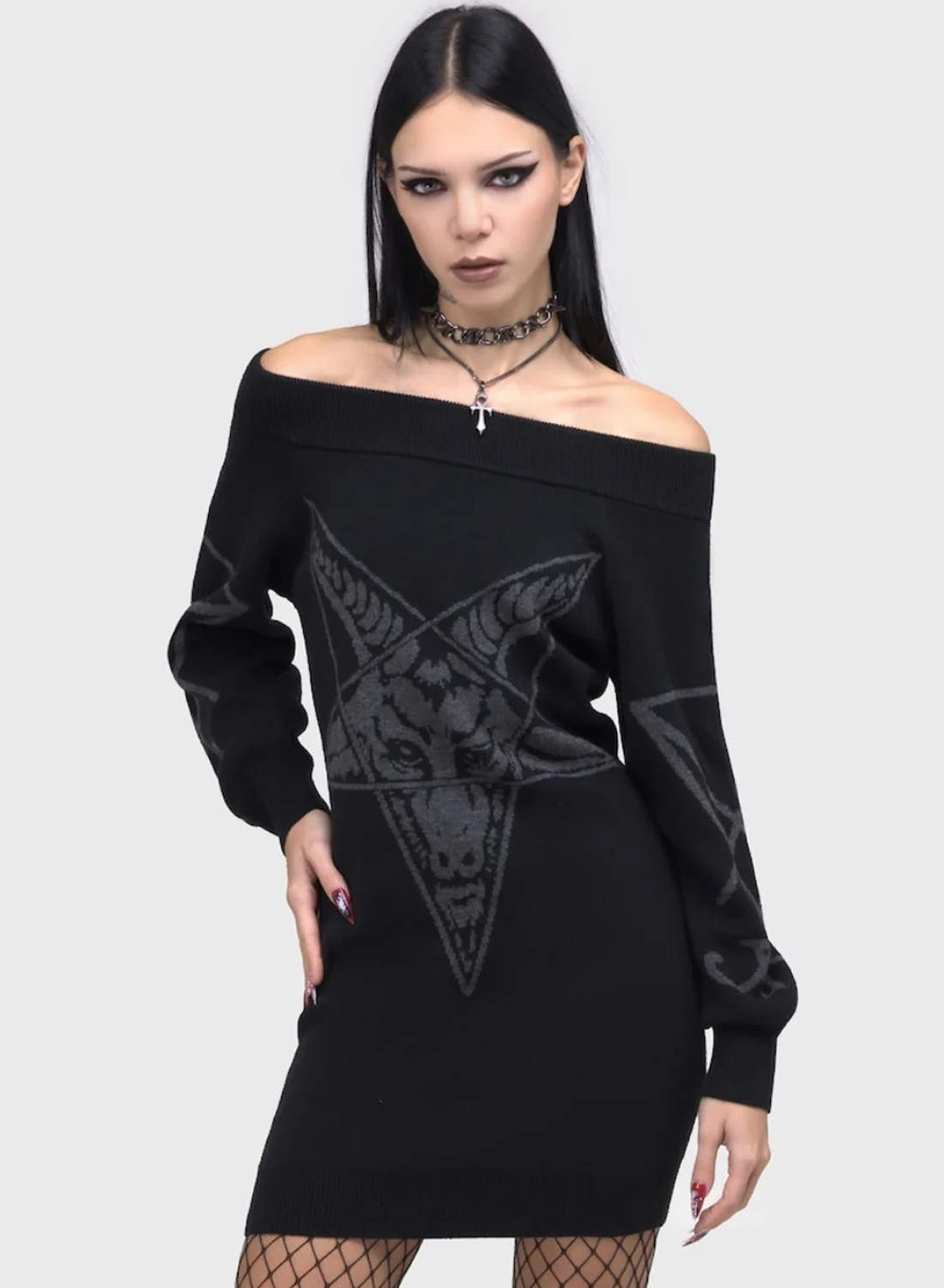 Killstar Demontorn Sweater Dress
