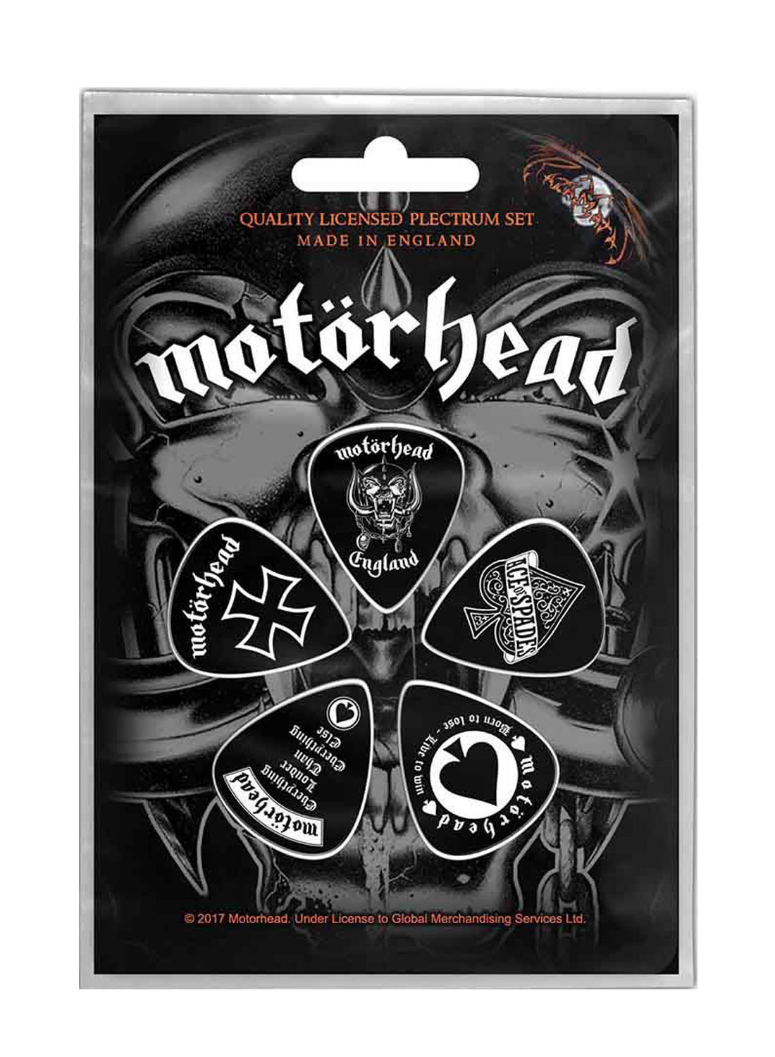 Motörhead England Plectrum Pack