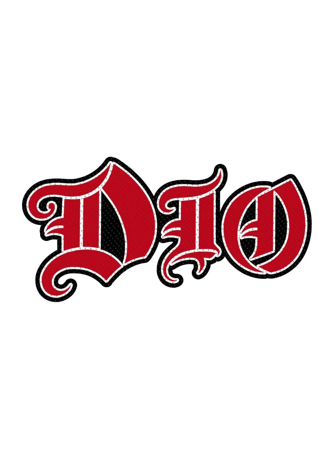 Dio Logo Cut Out Patch