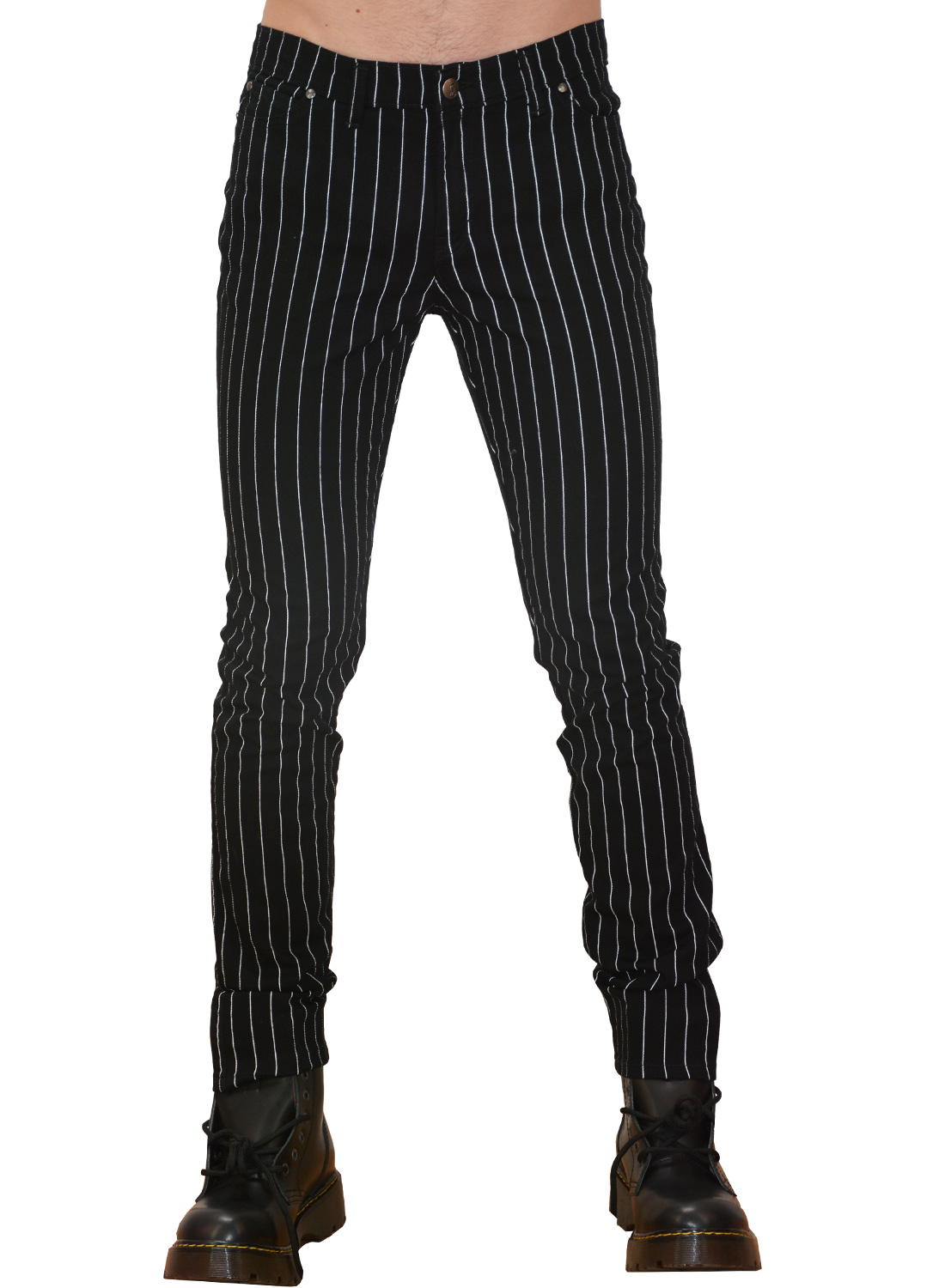 Pinstriped Pants