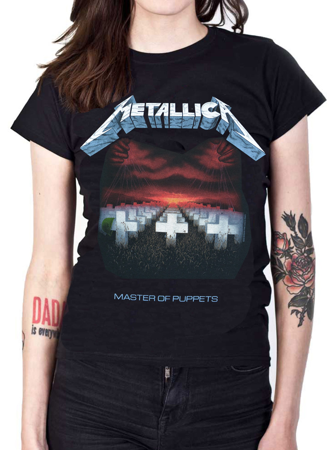 Metallica Master Of Puppets Girl Top