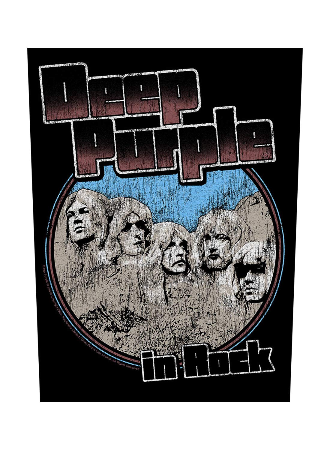 Deep Purple In Rock Back Patch