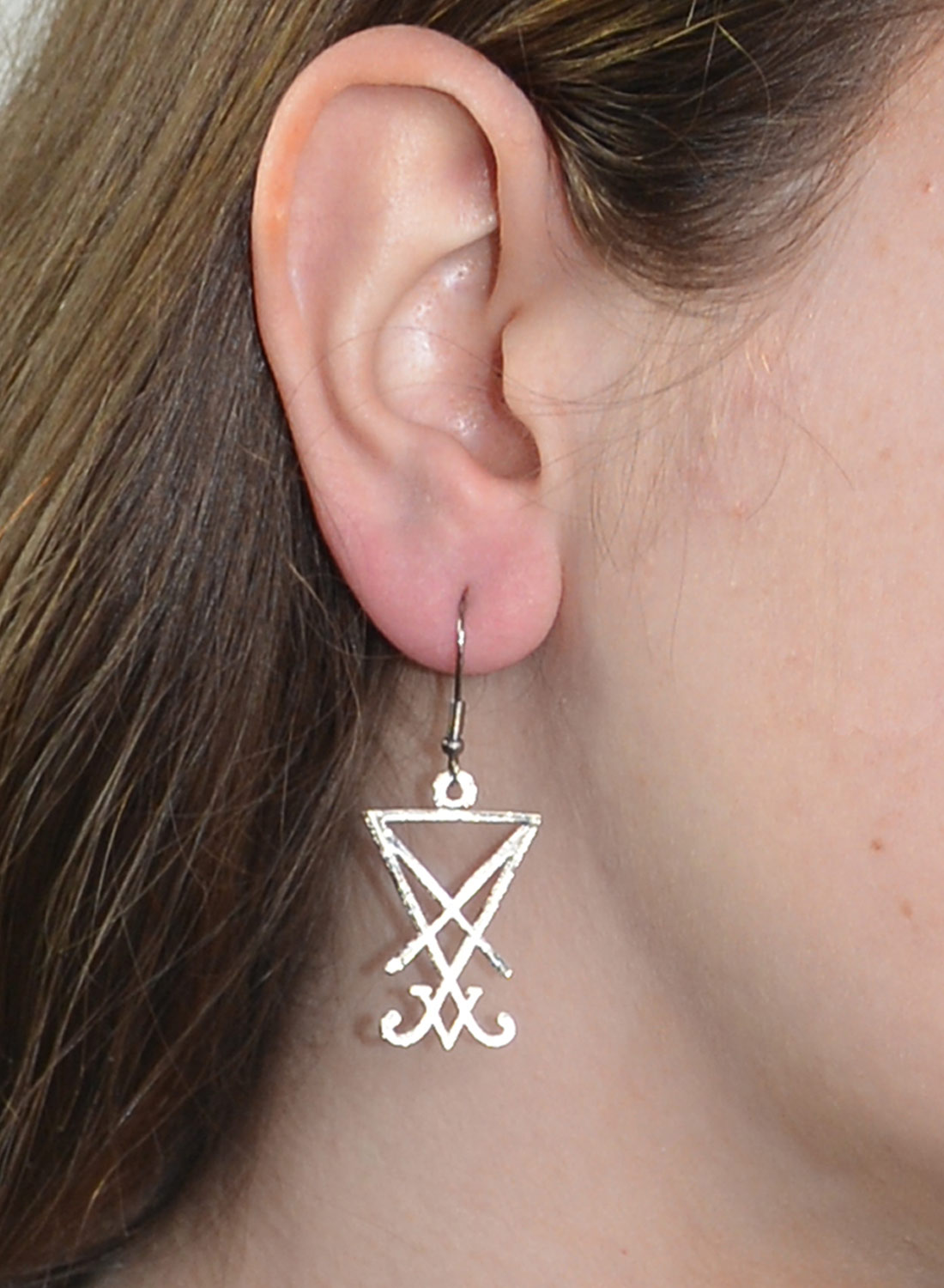 Sigil of Lucifer Earrings