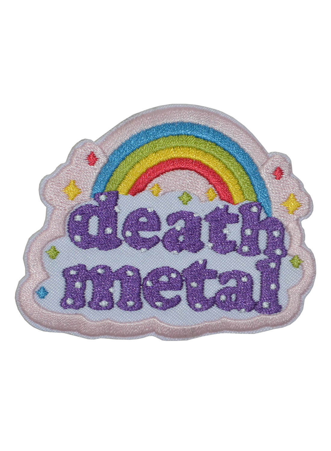 Rainbow Death Metal Embroidered patch