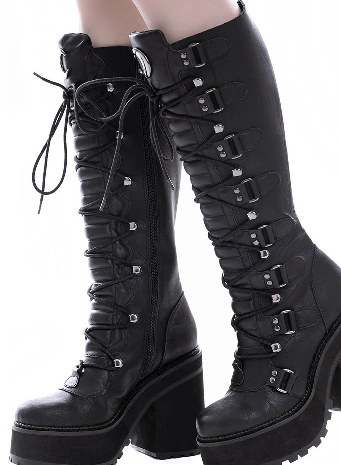 Killstar Selene Knee-High Boots