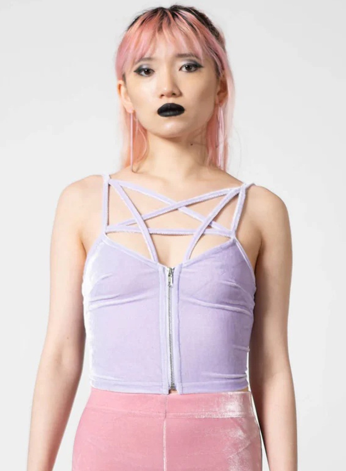 Killstar Lost In Sin Lilac Top