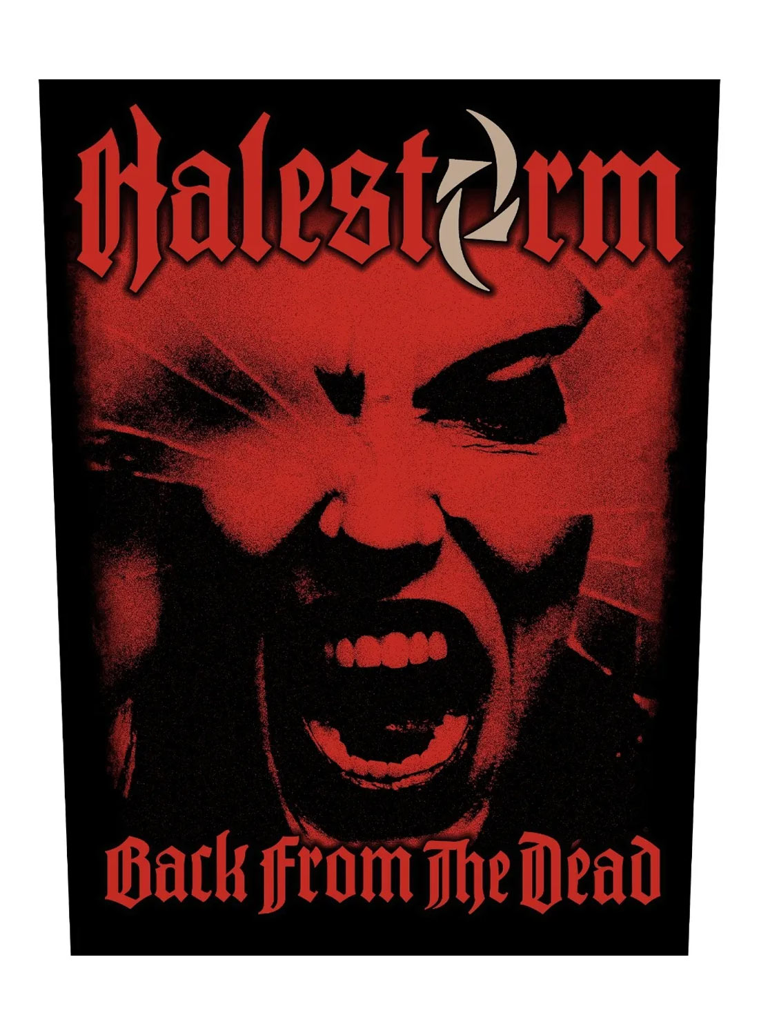 Halestorm Back From The Dead Rygplaster